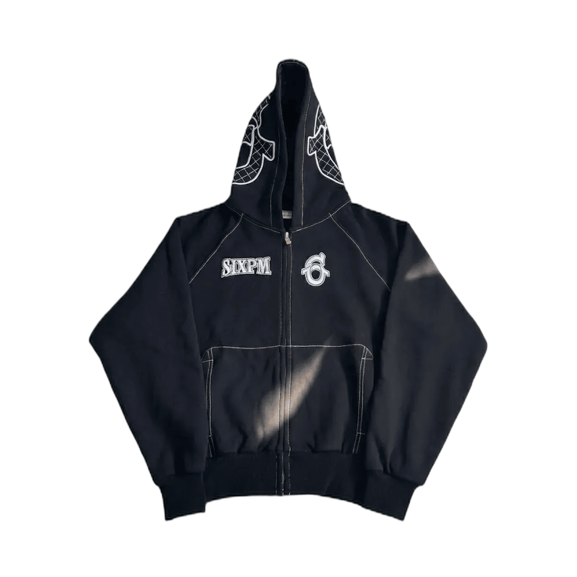 6PM x True Religion Hoodie - Black