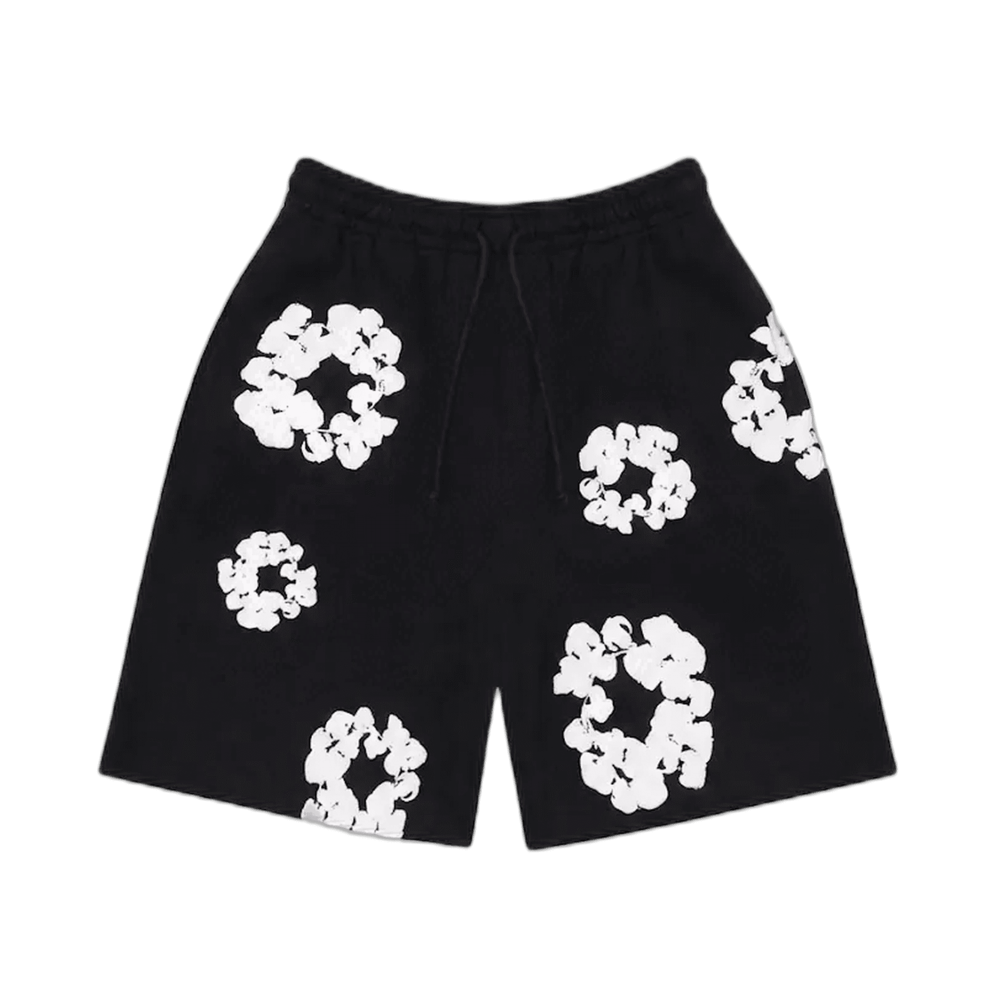 Denim Tears Cotton Wreath Short - Black/White