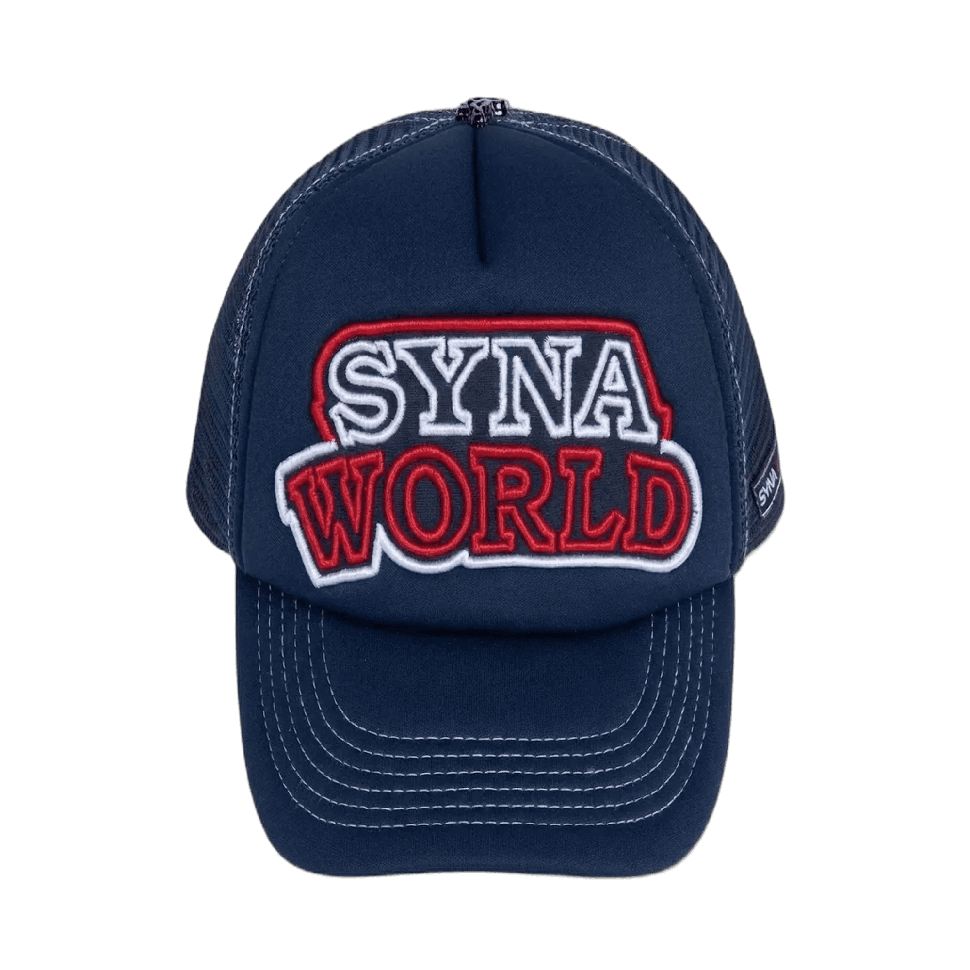 SYNA Workwear Trucker Cap - Navy/Tomato