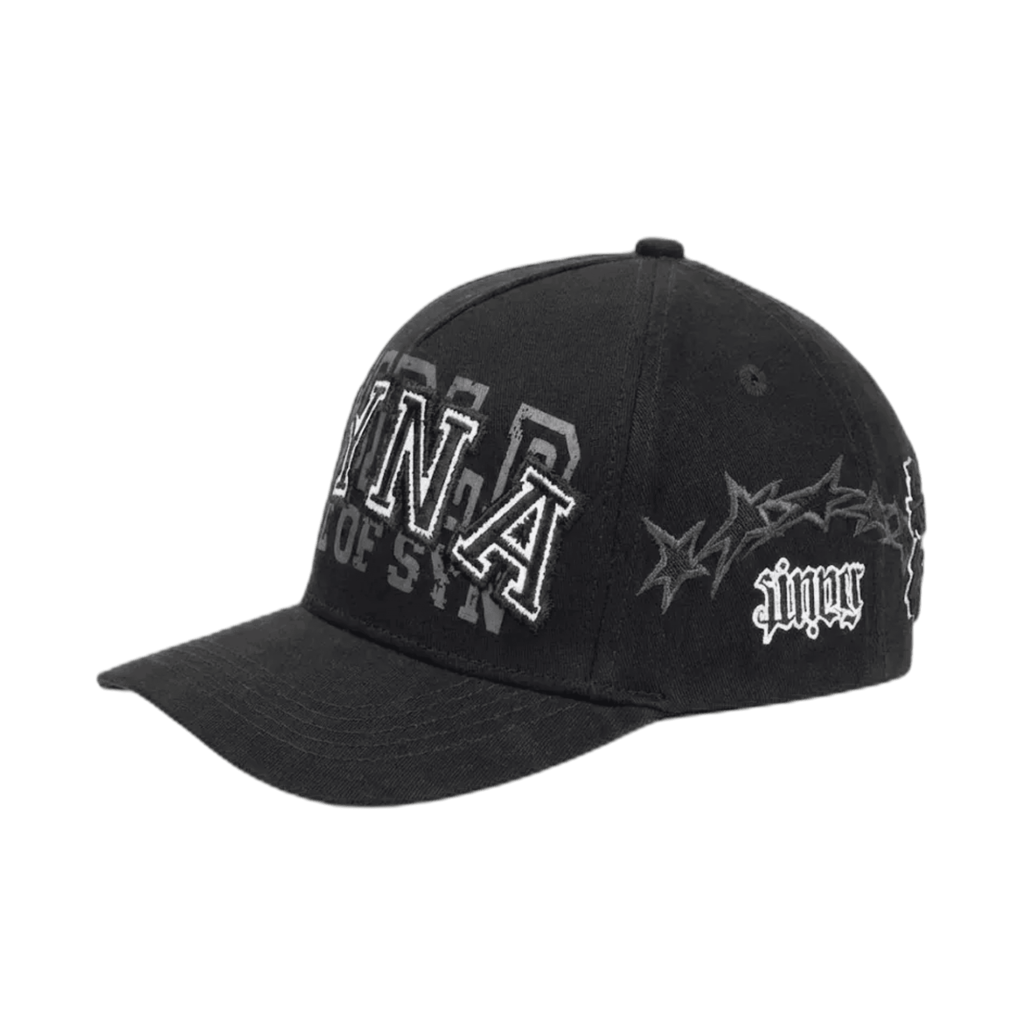 SYNAWORLD Star Cap - Black